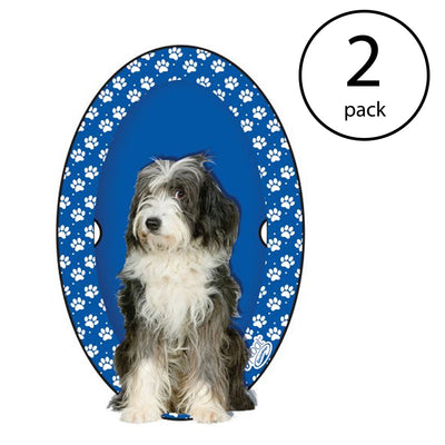 SwimWays Spring Float Paddle Paws Puppy Dog Pool Lounger, Large (2 Pack)
