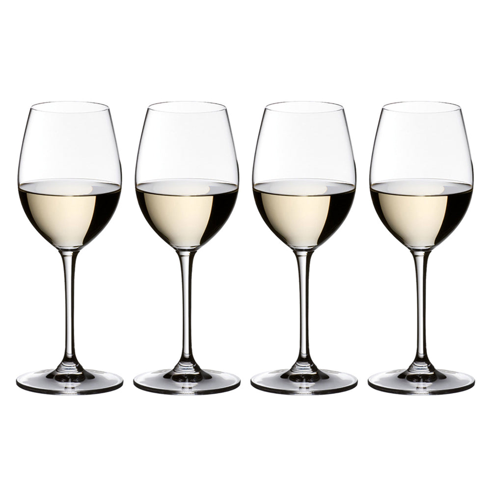 Riedel Vinum Crystal Sauvignon Blanc Dessert White Wine Glasses Set (4 Pack)