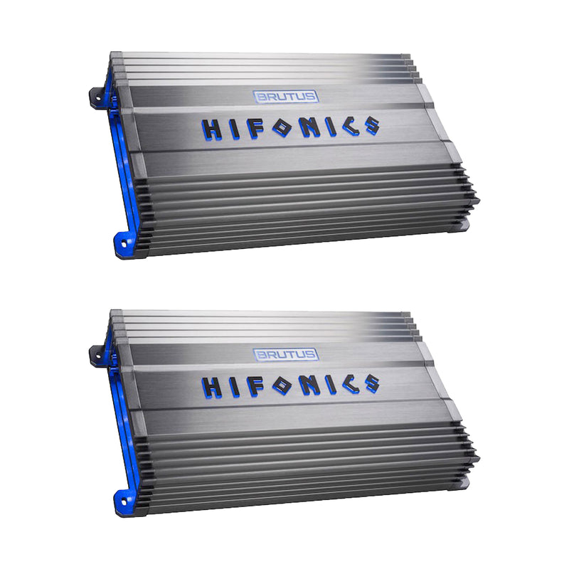 Hifonics BG-2200.1D Gamma Mono D 2200W Car Audio Subwoofer Amp Amplifer (2 Pack)