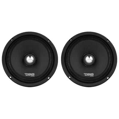 DS18 DS18-PRO-FR6NEO 6.5" 500W MAX Car Stereo Neodymium Loudspeaker (2 Pack)