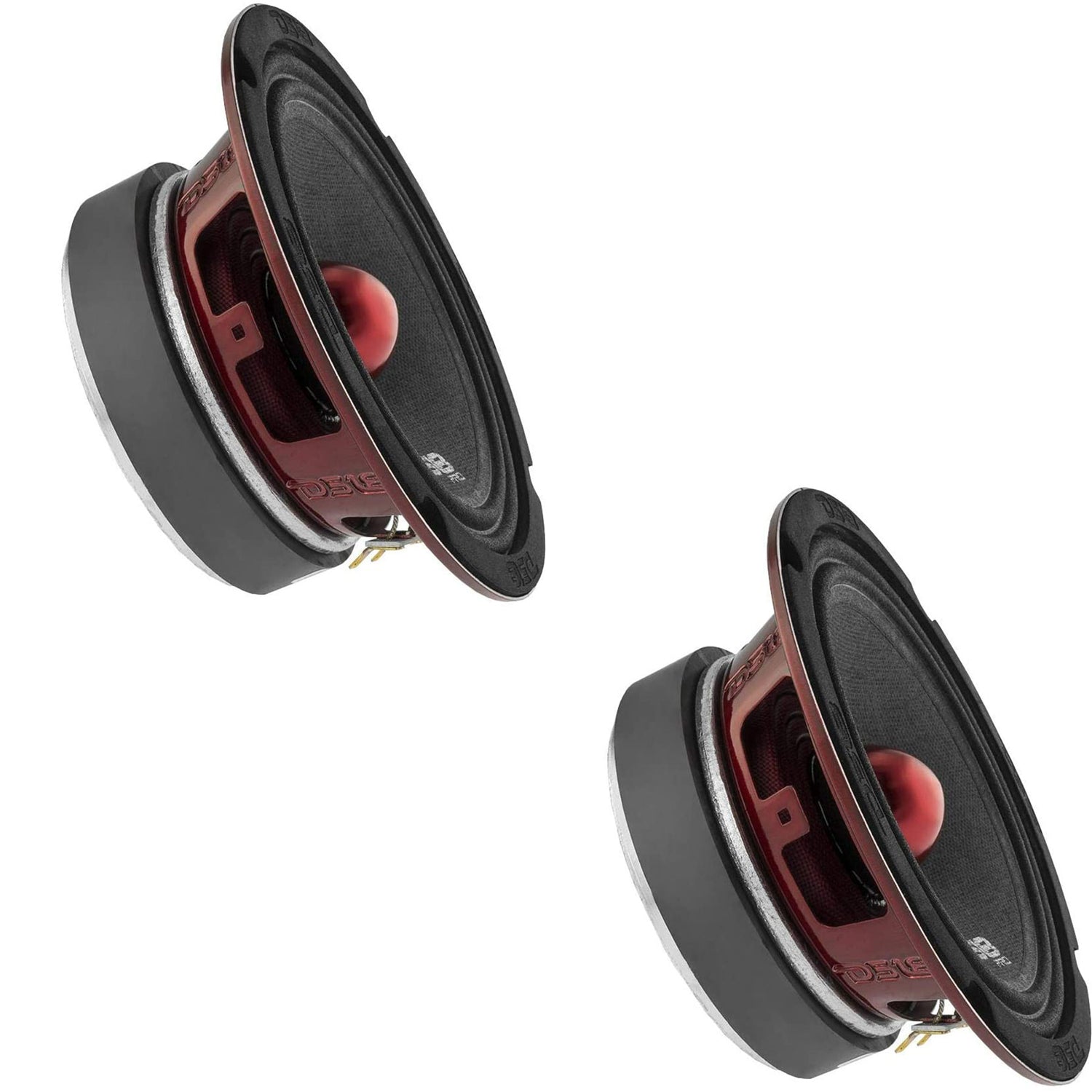 DS18 DS18-PRO-X6.4BM Pro X 500W Mid Range Car Door Loudspeaker w/Bullet (2 Pack)