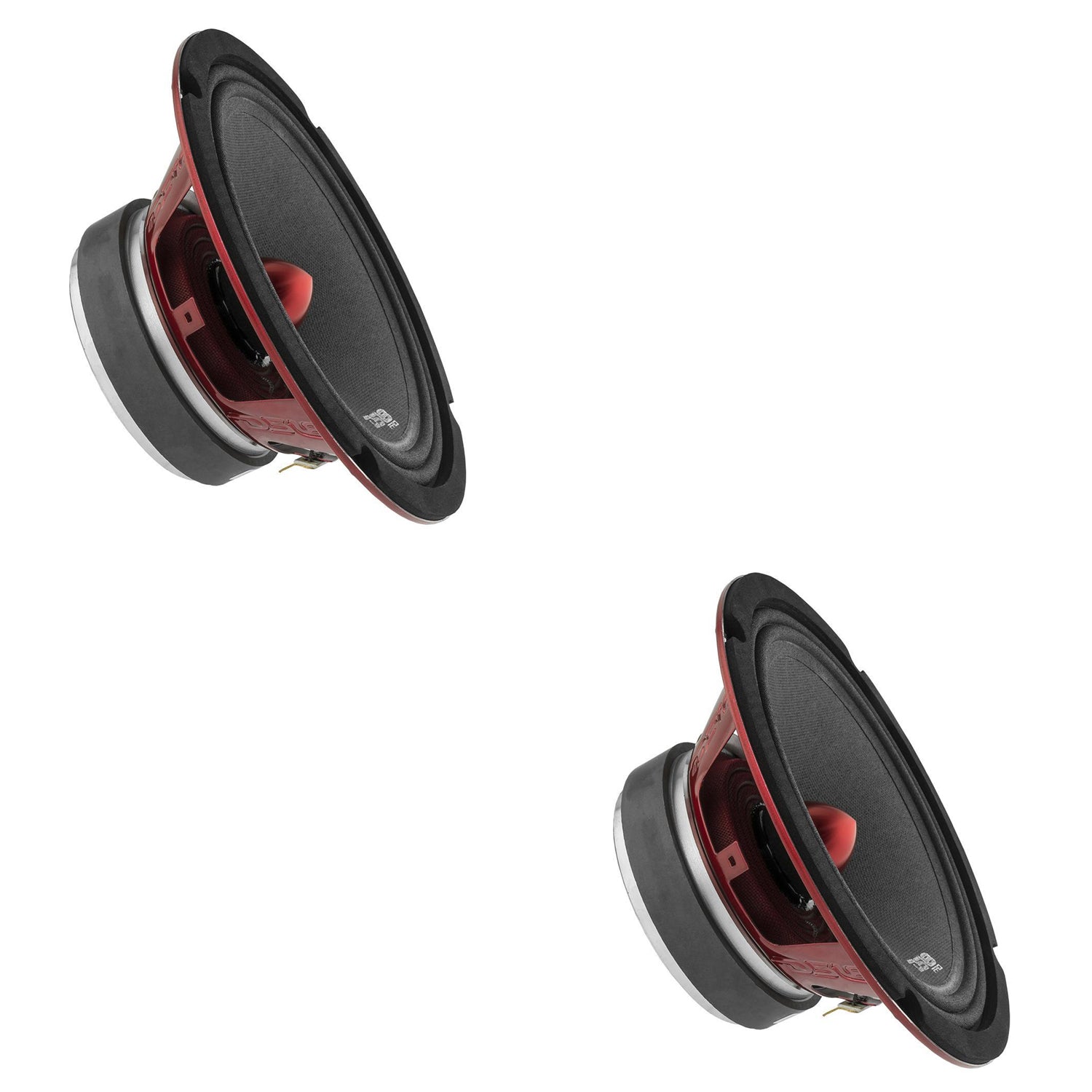 DS18 Pro X 8" 550W Mid Range Car and Truck Door Loudspeaker with Bullet (2 Pack)