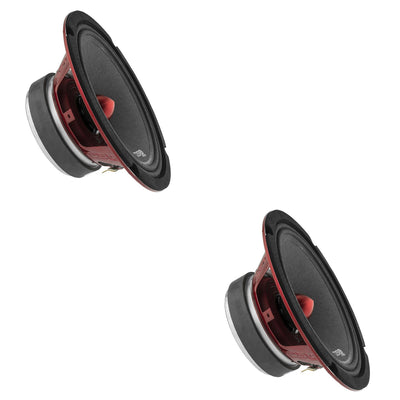 DS18 Pro X 8" 550W Mid Range Car and Truck Door Loudspeaker with Bullet (2 Pack)