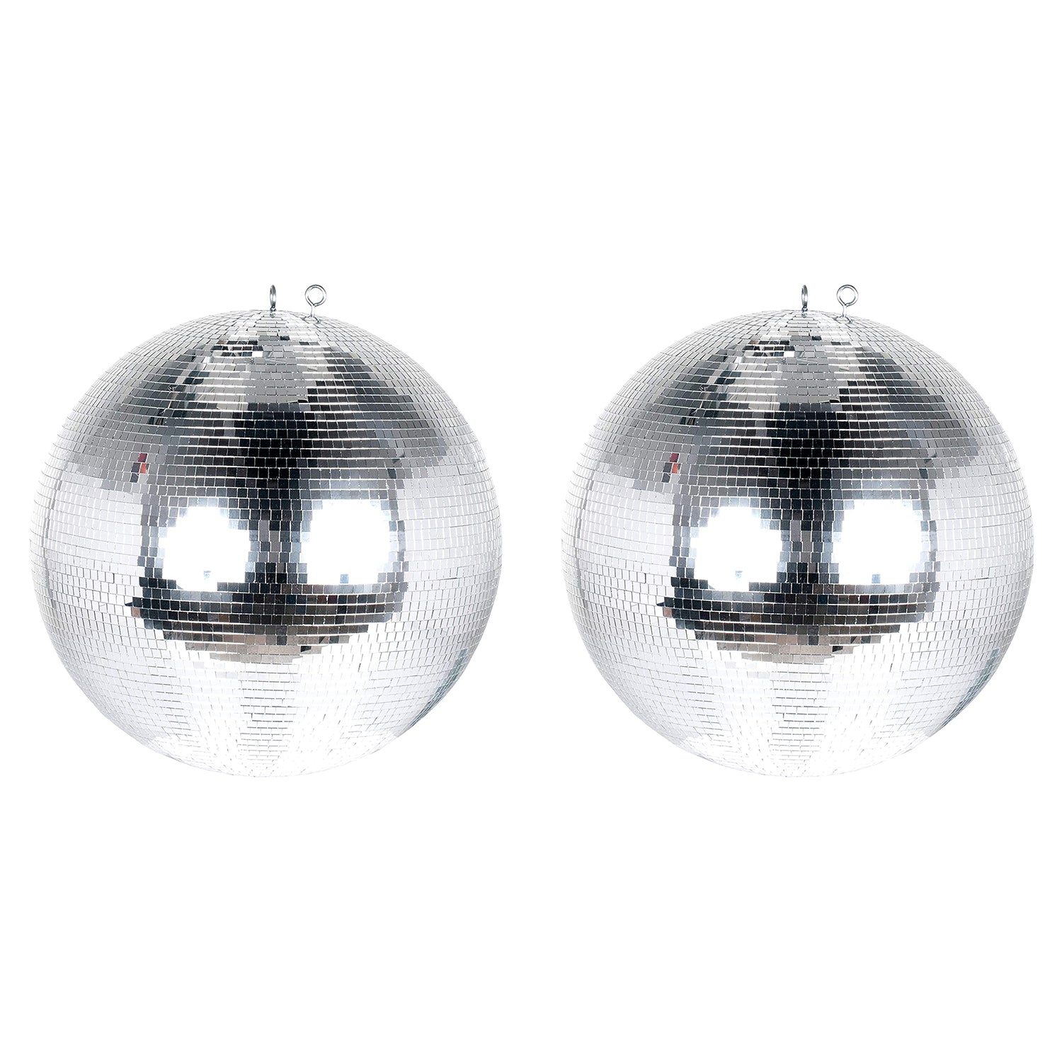 Eliminator Lighting EM16 Hanging Mirror Disco Ball for Parties, 16 Inch (2 Pack) - VMInnovations