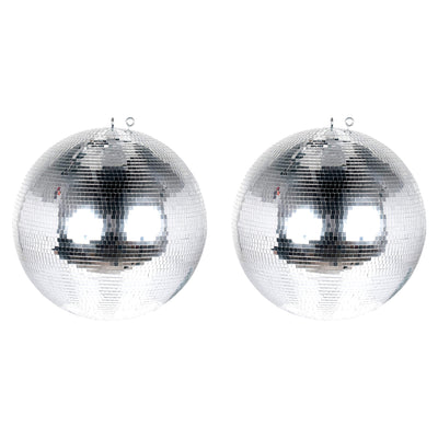 Eliminator Lighting EM16 Hanging Mirror Disco Ball for Parties, 16 Inch (2 Pack) - VMInnovations