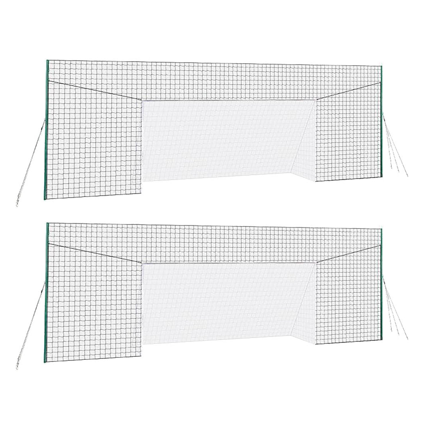 Open Goaaal JX-OGFL2 Soccer Practice Net Rebounder with Goal, Large (2 Pack)
