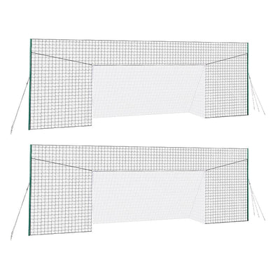 Open Goaaal JX-OGFL2 Soccer Practice Net Rebounder with Goal, Large (2 Pack)