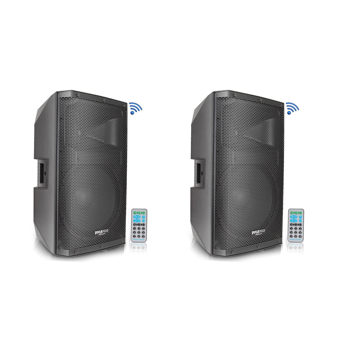 Pyle 1400W Heavy Duty Outdoor Two-Way Bluetooth PA Loud Speaker Set (2 Pack)