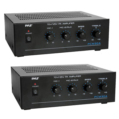 Pyle Home PCM30A 500W Bluetooth Amplifier Receiver Home Audio System (2 Pack) - VMInnovations