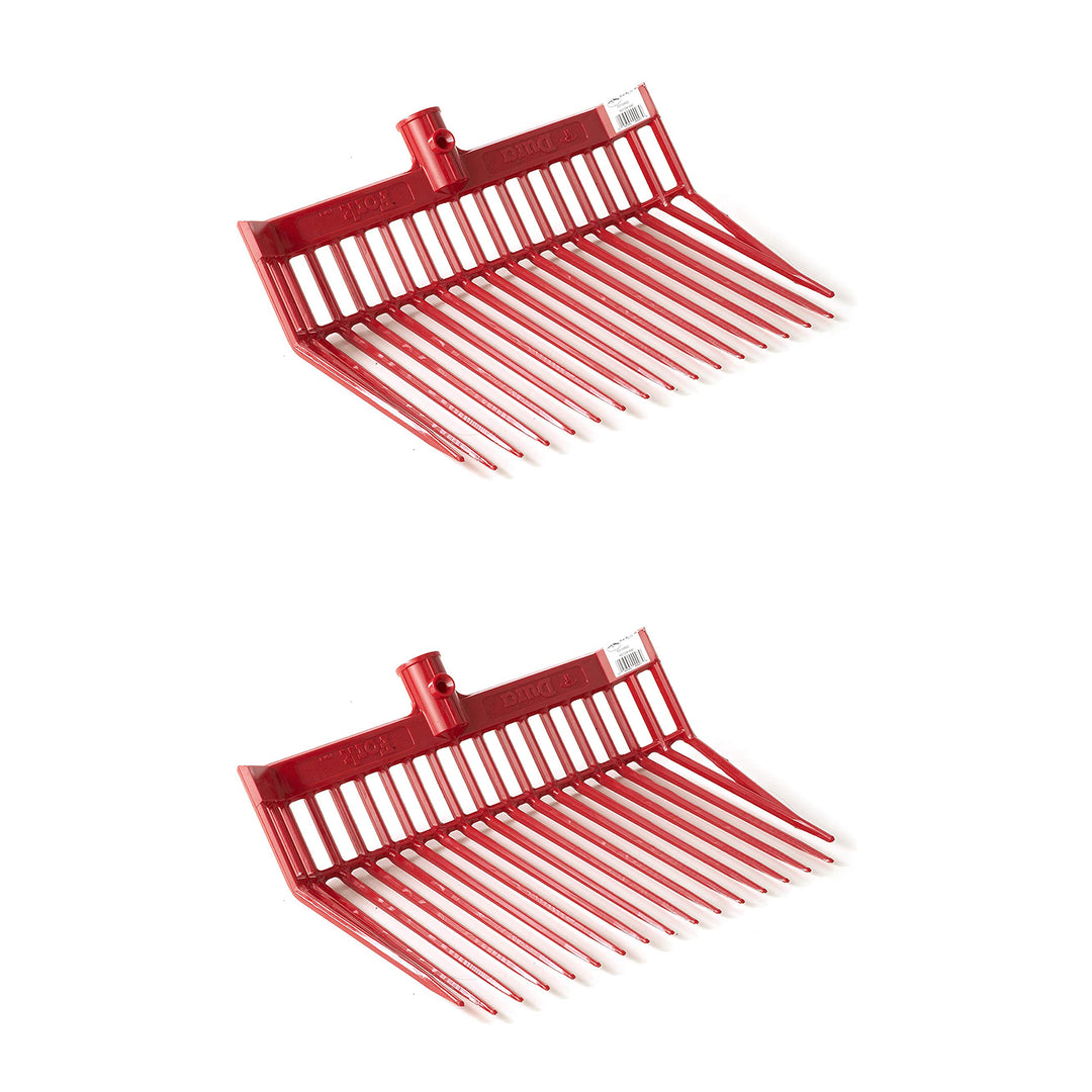 Little Giant Polycarbonate Pitchfork Replacement Head w/ Angled Tines (2 Pack)