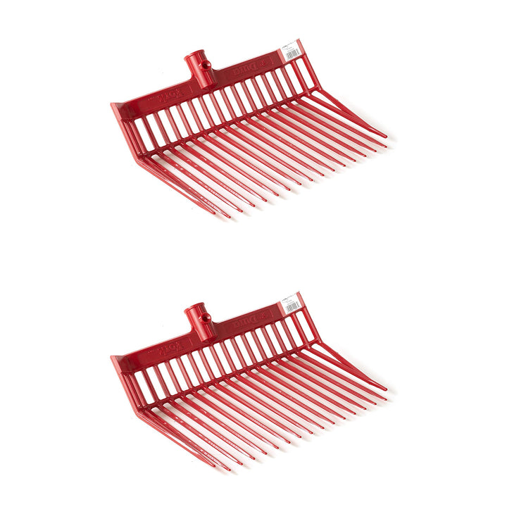 Little Giant Polycarbonate Pitchfork Replacement Head w/ Angled Tines (2 Pack)