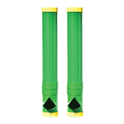 Rugged Ranch High End Hen 10 Pound Poultry Feeder and Mounting System (2 Pack) - VMInnovations