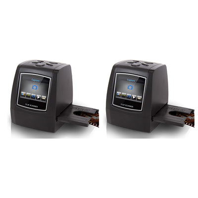 Pyle 2.4" Photo Film Scanner Slide Digitizer Digital Image Converter (2 Pack)