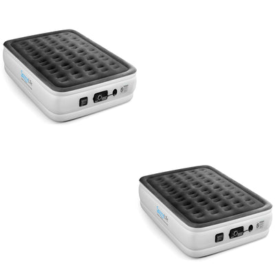 SereneLife Full Size Inflatable Airbed Flocked Mattress w/ Internal Pump(2 Pack) - VMInnovations