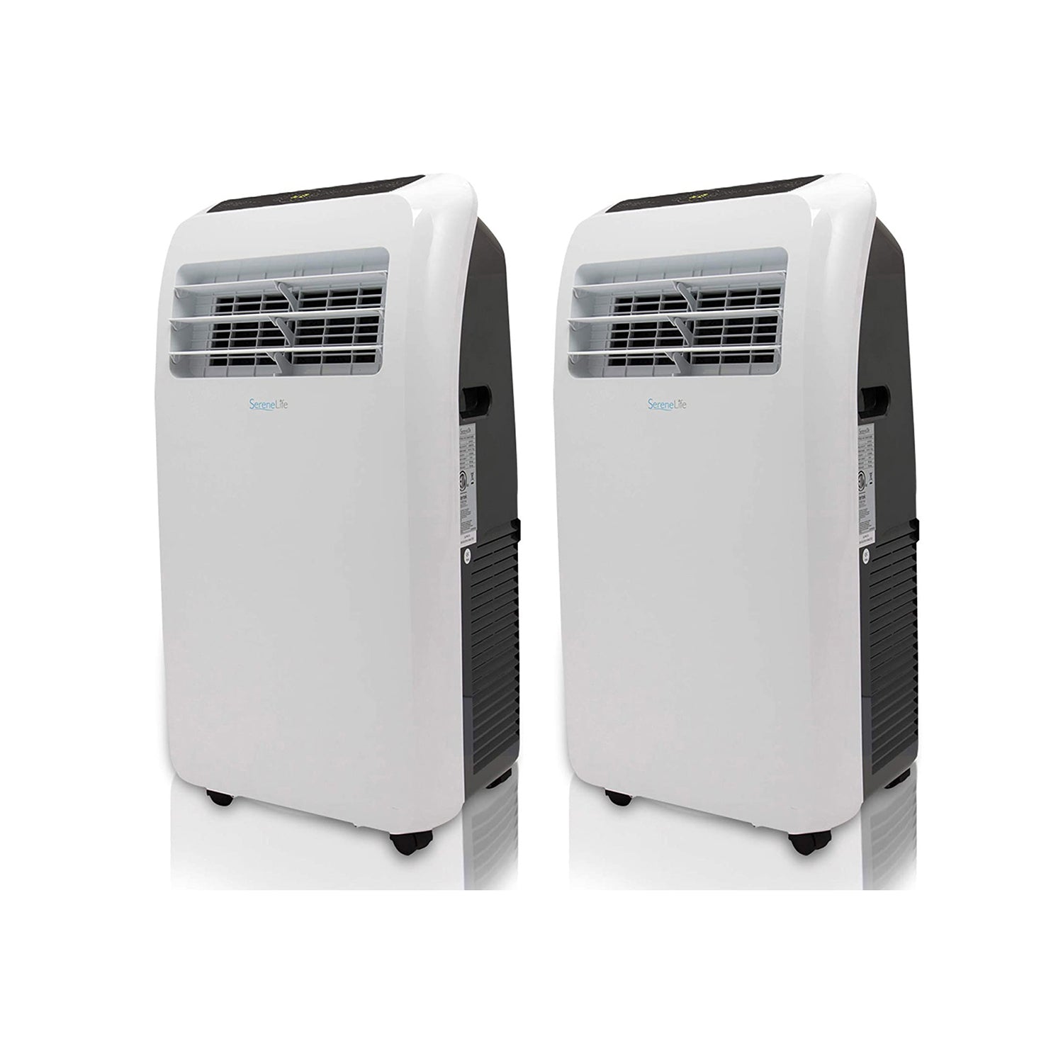 SereneLife 2 x SLACHT108 325 Square Feet 10k BTU Air Conditioner/Heater (2 Pack) - VMInnovations