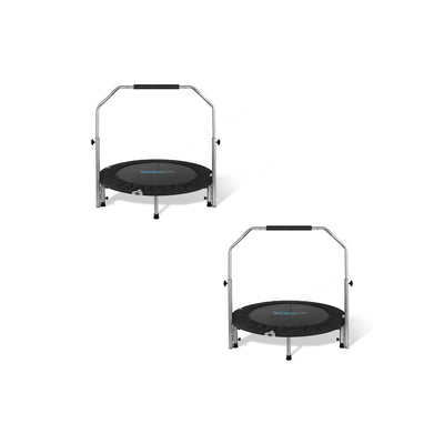 SereneLife 40 Inch Portable Pro Aerobics Sports Trampoline, Adult Size (2 Pack) - VMInnovations