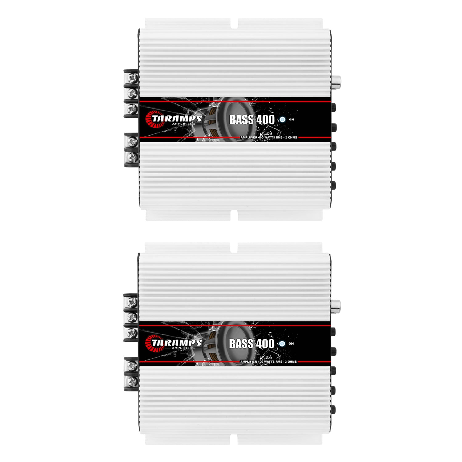 Taramps Class D BASS 400 2 Ohms 400 Watt Sound Systems Mono Amplifier (2 Pack)