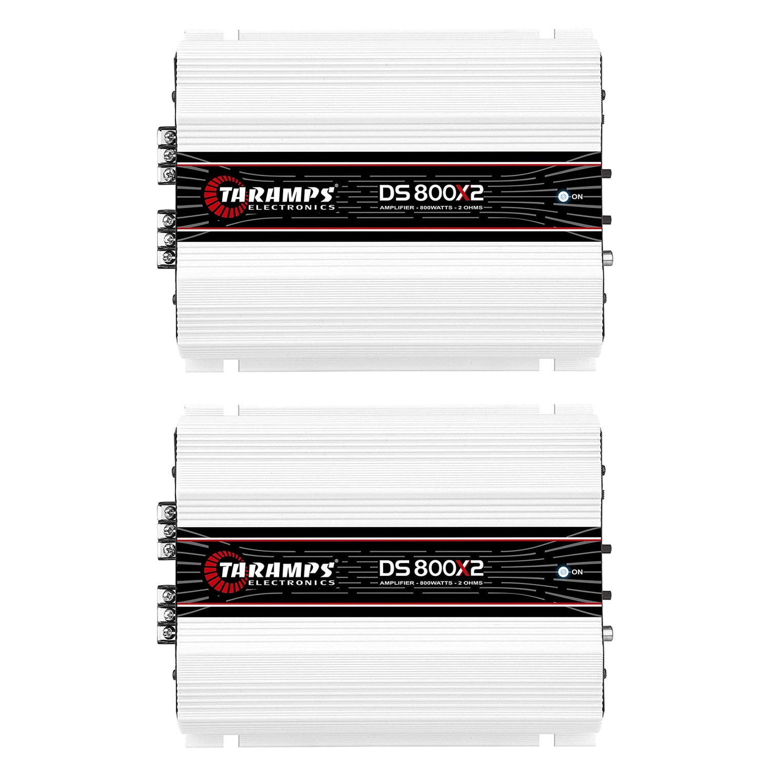 Taramps DS 800x2 2 Ohms 2 Channels 800 Watts Stereo System Amplifier (2 Pack)