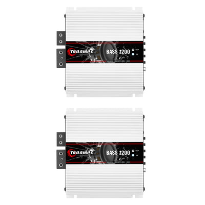 Taramps Class D BASS 1200 1 Ohm 1200 Watt Sound Systems Mono Amplifier (2 Pack)