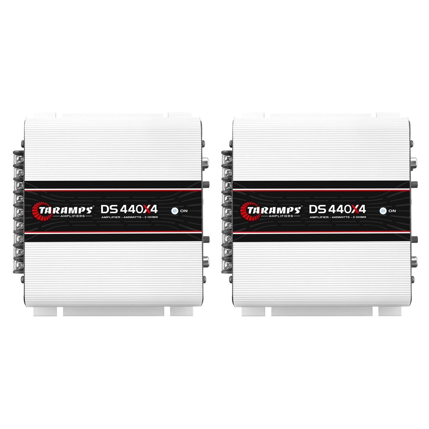 Taramps DS 440X4 Class D 440W and 2 Ohms Car Audio 4 Channel Amplifier (2 Pack)
