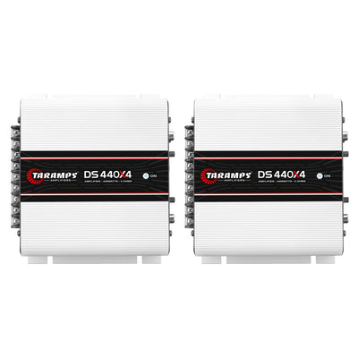 Taramps DS 440X4 Class D 440W and 2 Ohms Car Audio 4 Channel Amplifier (2 Pack)