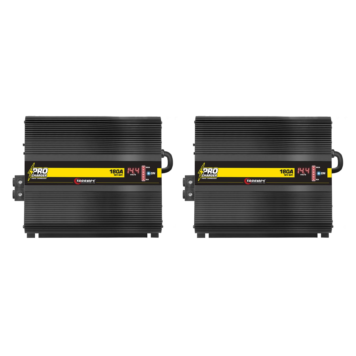 Taramps Procharger 180 Amp 12 Volt 2590 Watt Car Power Supply Charger (2 Pack)