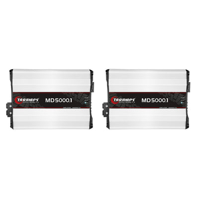 Taramps Class D MD 5000.1 2 Ohms Auto Sound Systems Mono Amplifier (2 Pack)