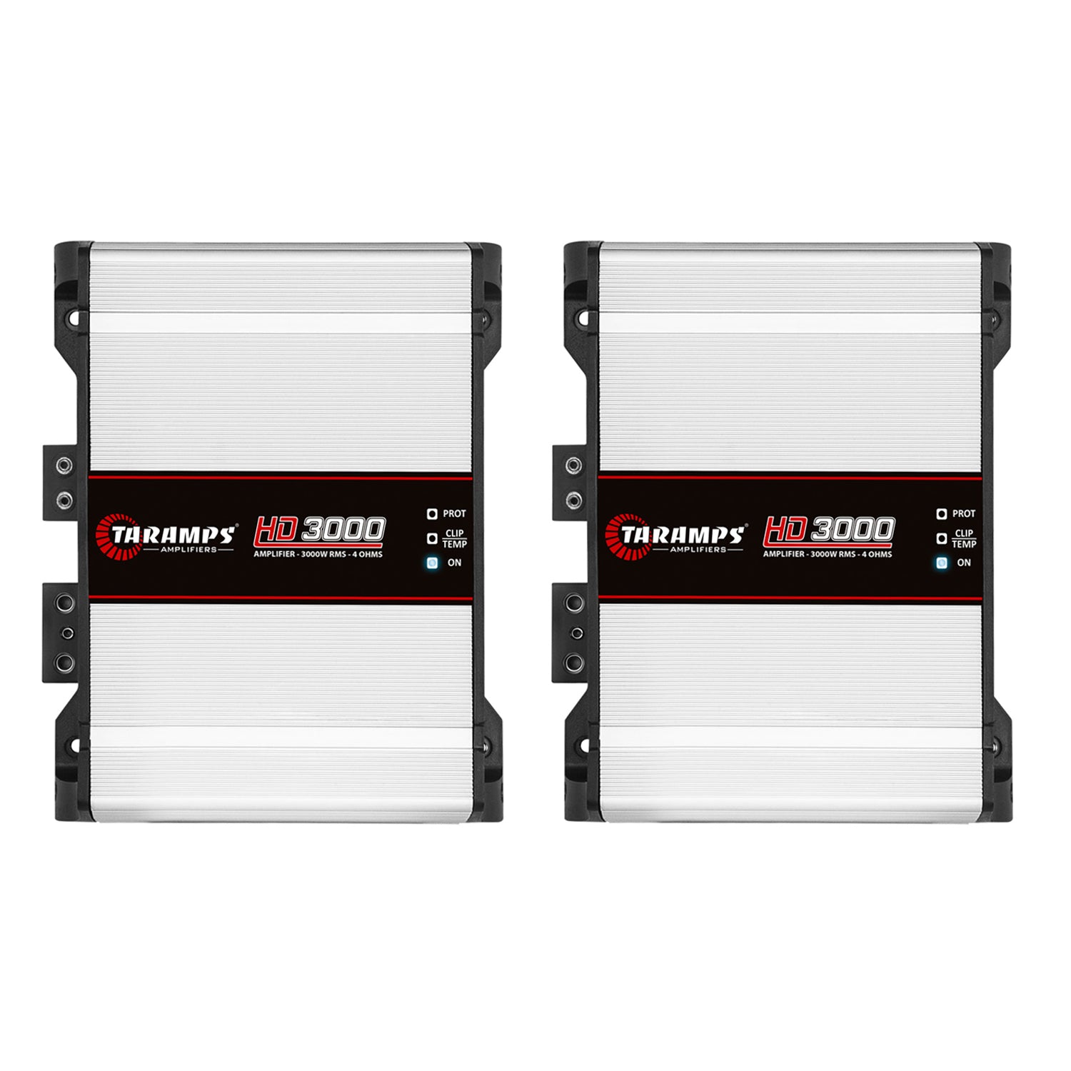 Taramps Class D HD 3000 Watt RMS 4 Ohms Sound Systems Mono Amplifier (2 Pack)