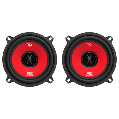 MTX TERMINATOR5 35W RMS 2 Way Polypropylene Coaxial Speakers, Pair (2 Pack)