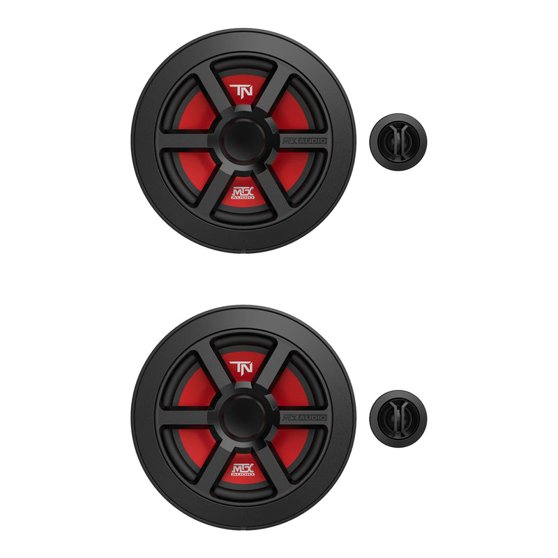 MTX Terminator 6.5in Woofer Cone Component Speaker Pair with 45W RMS (2 Pack)