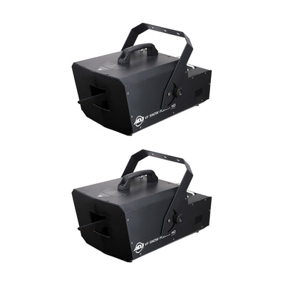 ADJ VF Snow Flurry HO 1250W Snow Machine w/ 2.3 Liter Snow Fluid Tank (2 Pack)