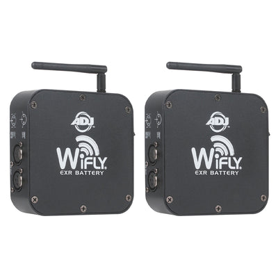 American DJ Wireless 2500' DMX Battery Transceiver | WIFLY-EXR-BATTERY (2 Pack)