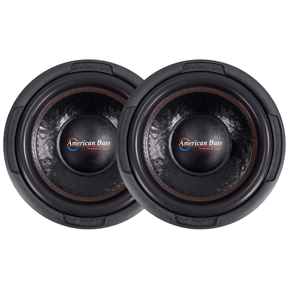 American Bass XD 1244 12 Inch Dual 4 Ohm 1000 Watt Subwoofer Speaker (2 Pack)