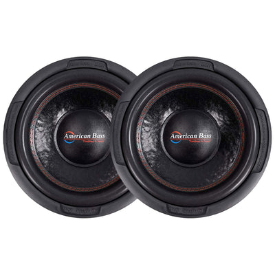 American Bass XD 1244 12 Inch Dual 4 Ohm 1000 Watt Subwoofer Speaker (2 Pack)