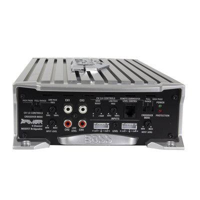 Boss Audio 1600 Watt 4 Channel Car Amplifier Power Audio with Remote (4 Pack)