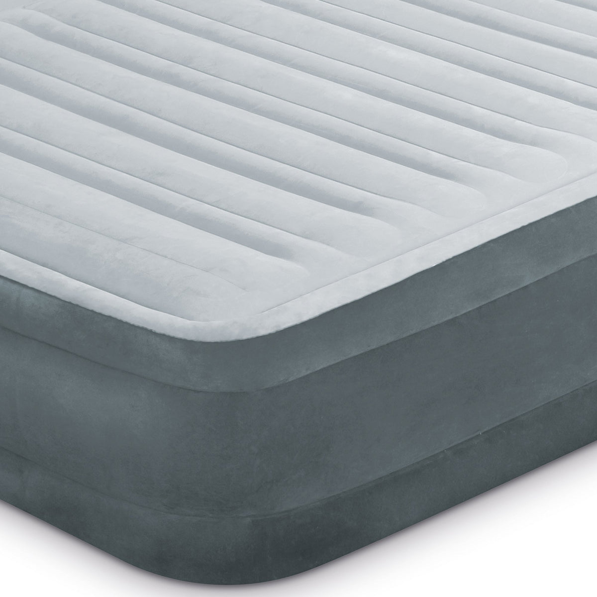 Intex Dura Beam Plus Mid Rise Queen Air Bed & (2)Twin Air Beds w/ Built In Pumps
