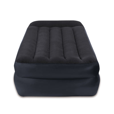 Intex Dura-Beam Pillow Rest Air Mattress Bed w/ Built-In Pump, Twin  (4 Pack)
