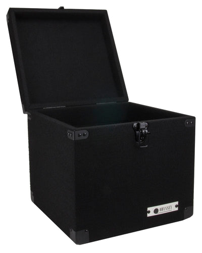 Odyssey Carpeted Pro DJ Case w/ Detachable Lid for 90 LP Vinyl Records (4 Pack) - VMInnovations