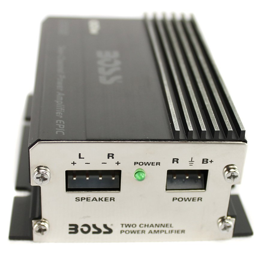 BOSS CE102 100 Watt 2 Channel Car/Motorcycle/ATV Audio Power Amplifier (4 Pack)