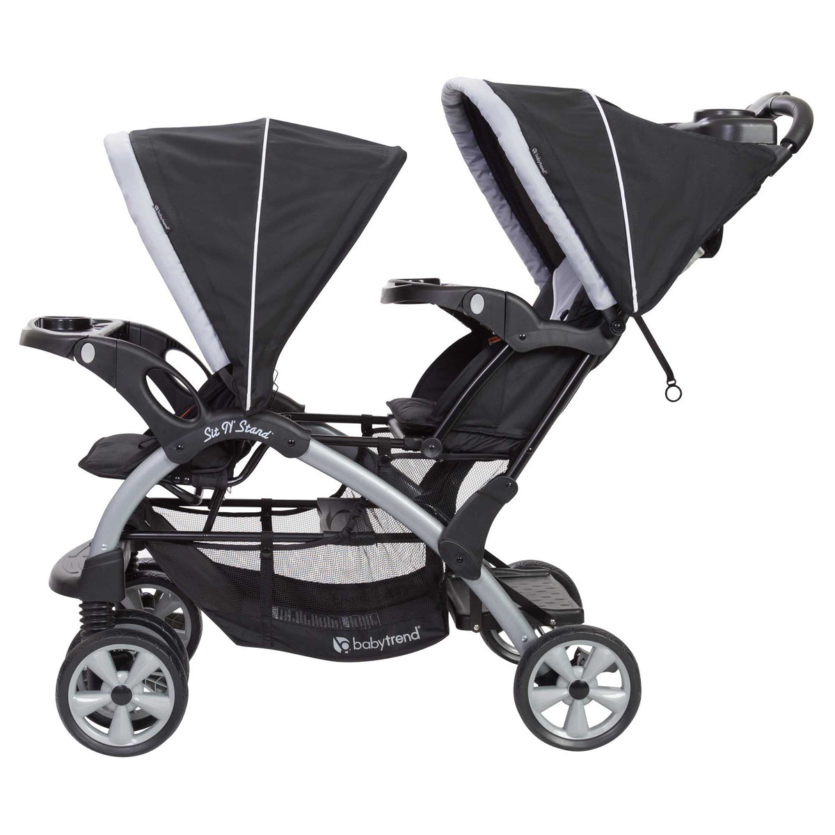 Baby Trend Infant Car Seat & Base (3 Pack) w/ 2 Seat Double Stroller