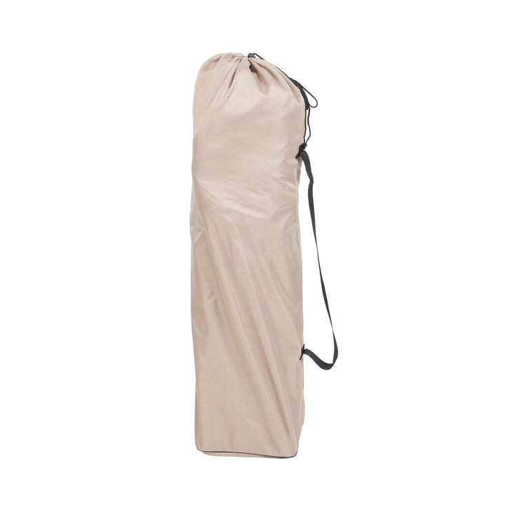 Mac Sports Foldable Padded Outdoor Club Camping Chair with Carry Bag, Beige - VMInnovations