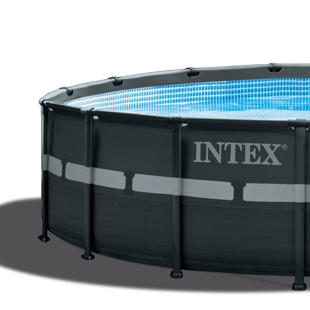 Intex 18ft x 52in Ultra XTR Round Frame Above Ground Pool Set with Pump (2 Pack) - VMInnovations