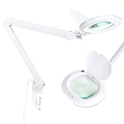 Brightech Lightview Pro XL LED Clamp Dimming Magnify Desk Lamp White (For Parts)