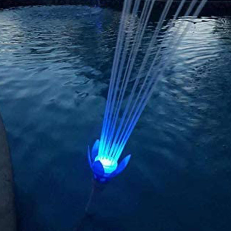Magic Pool Fountain Water Powered Replacement Solid Blue LED Bulbs (2 Pack)