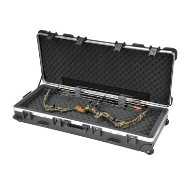 SKB Cases 4114A Hard Exterior ATA Parallel Limb Double Bow Case w/ Wheels, Black (Damaged)