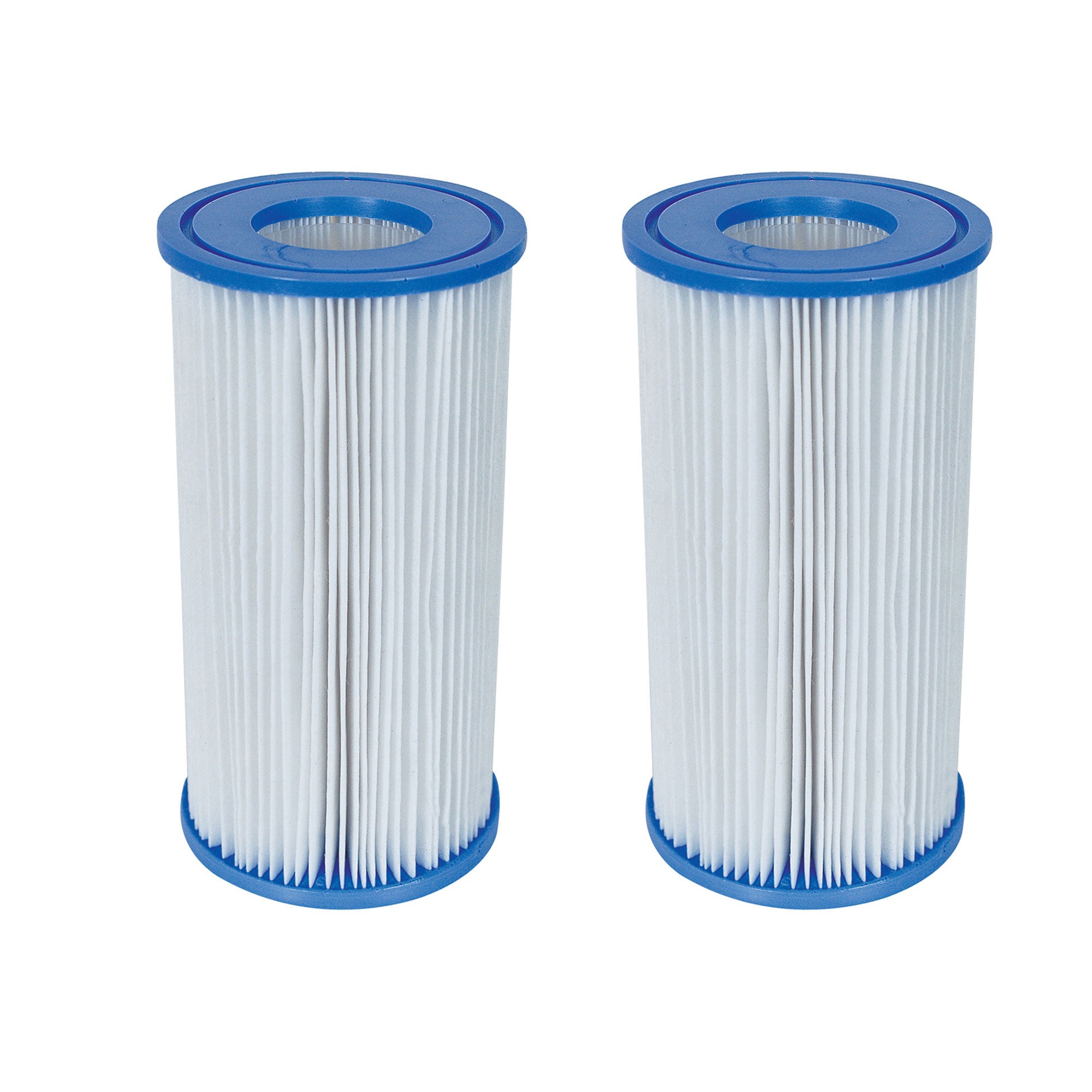 Bestway 18ft x 108in Above Ground Pool Set w/Ladder, Pump & Cartridges (2 Pack) - VMInnovations