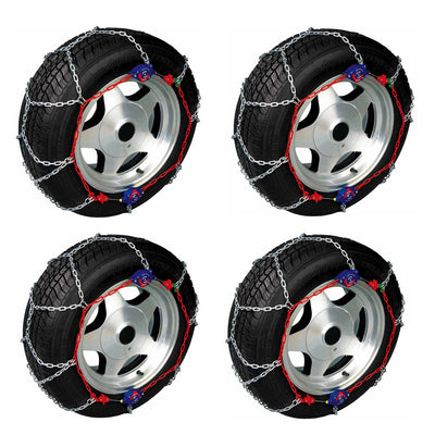 Auto-Trac Series 1500 Pickup Truck/SUV Traction Snow Tire Chains, Pair (2 Pack)