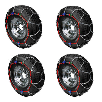 Auto-Trac Series 2300 Pickup Truck/SUV Traction Snow Tire Chains, 4 Pack