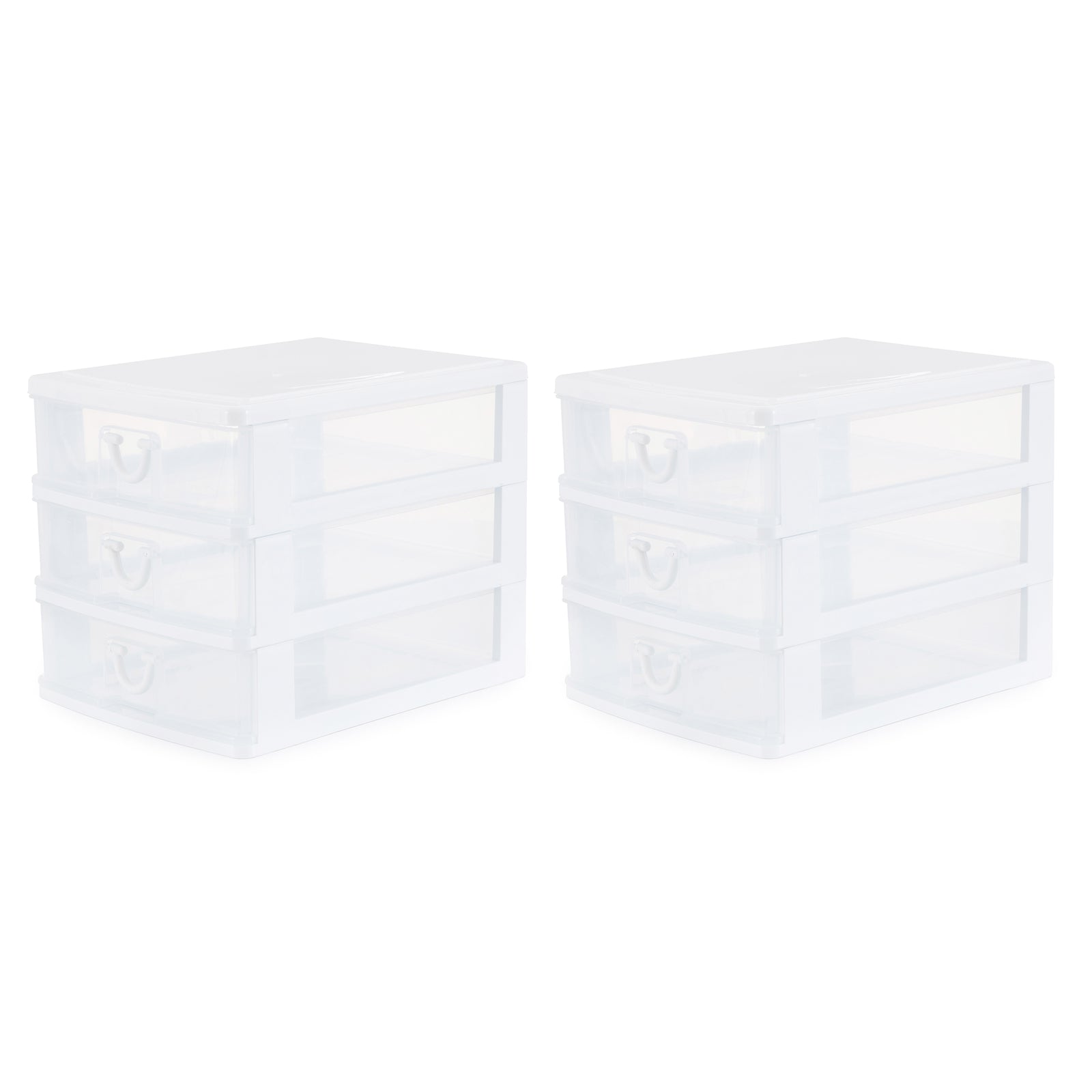 Gracious Living Deluxe 3 Drawer Storage Desktop & Countertop Organizer (2 Pack) - VMInnovations