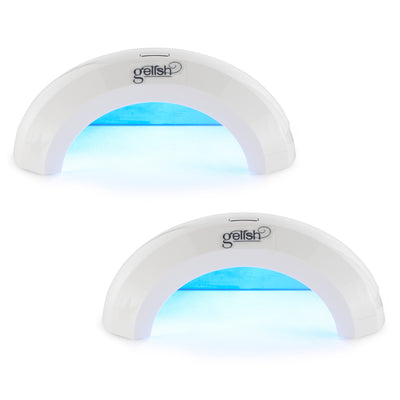 Gelish Mini Pro 45 Second LED Curing Gel Soak Nail Polish Light Lamp (2 Pack) - VMInnovations